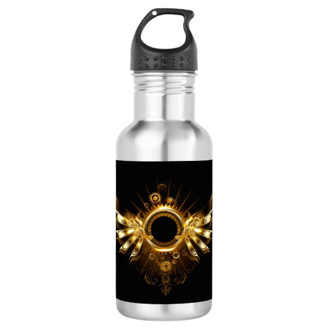 Dampfflügel Edelstahlflasche (Vorderseite)