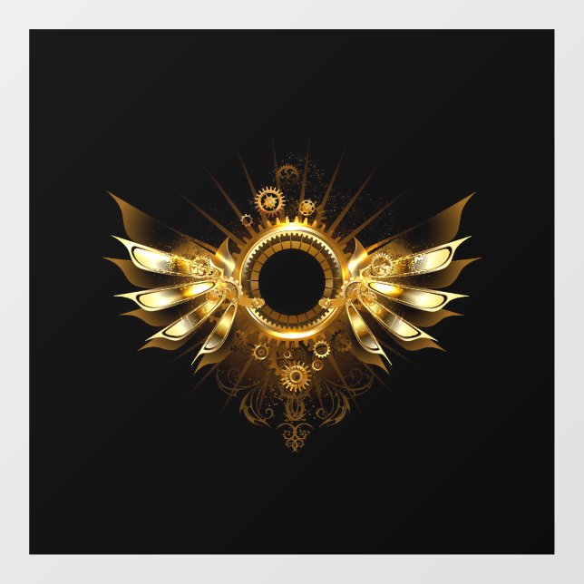 Dampfflügel Fensteraufkleber (Blatt)