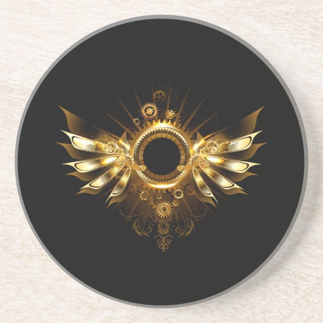 Dampfflügel Getränkeuntersetzer (Vorne)