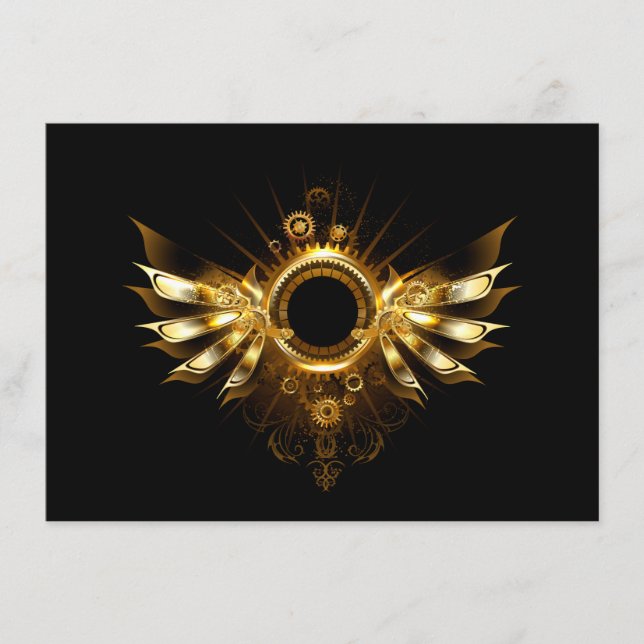 Dampfflügel Menükarte (Vorderseite)