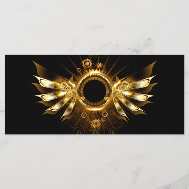 Dampfflügel Menükarte (Vorderseite)