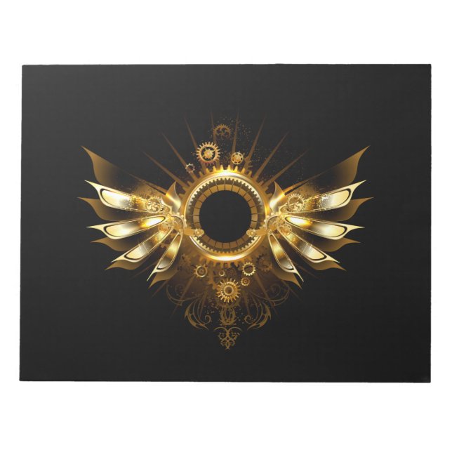 Dampfflügel Notizblock (Vorderseite)