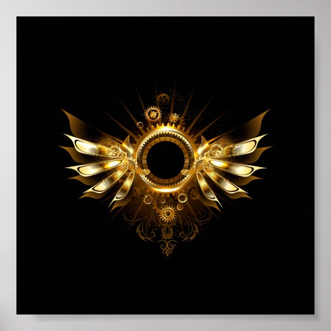 Dampfflügel Poster (Vorne)