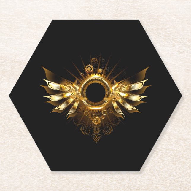 Dampfflügel Untersetzer (Vorderseite)