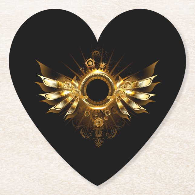 Dampfflügel Untersetzer (Vorderseite)