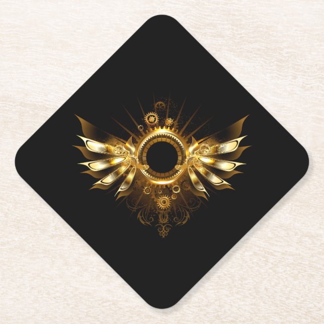 Dampfflügel Untersetzer (Vorderseite)