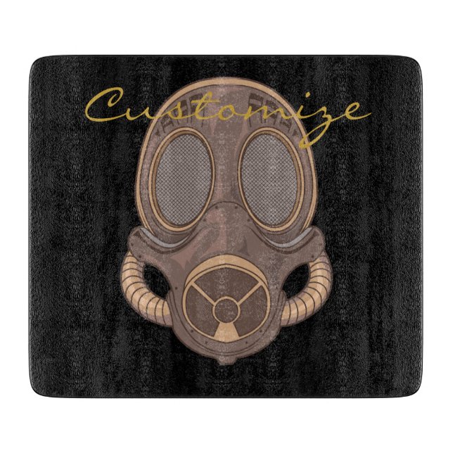 Dampfgas-Maske Thunder_Cove Schneidebrett (Vorderseite)