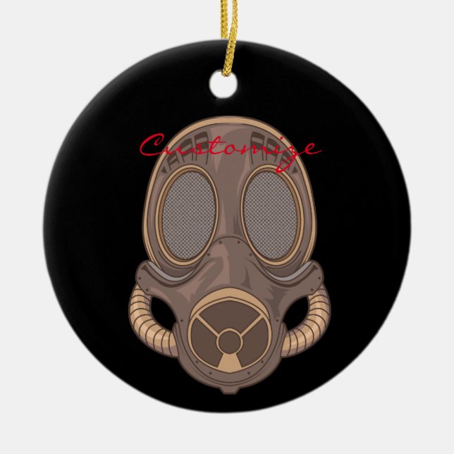 Dampfgasmasken Thunder_Cove Keramik Ornament (Vorne)