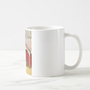 Dampfgetriebene Antiquität Traktor Kaffeetasse