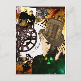 Dampfiger Marie Postkarte