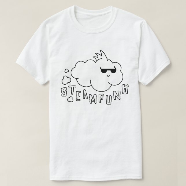 Dampfiger Punk T-Shirt (Design vorne)