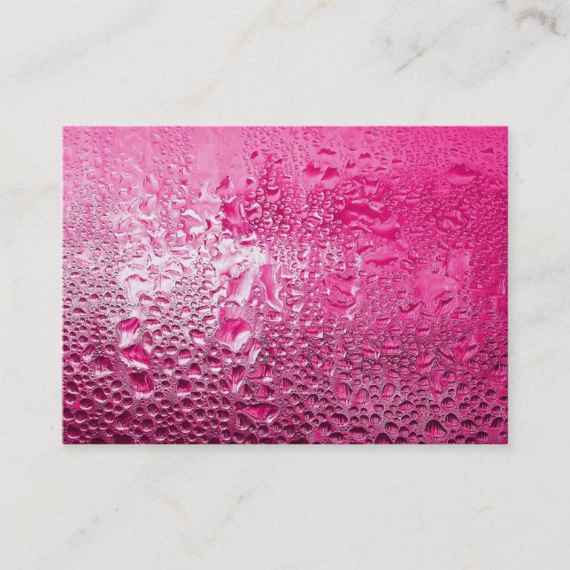 Dampfiges Rosa Visitenkarte (Vorderseite)