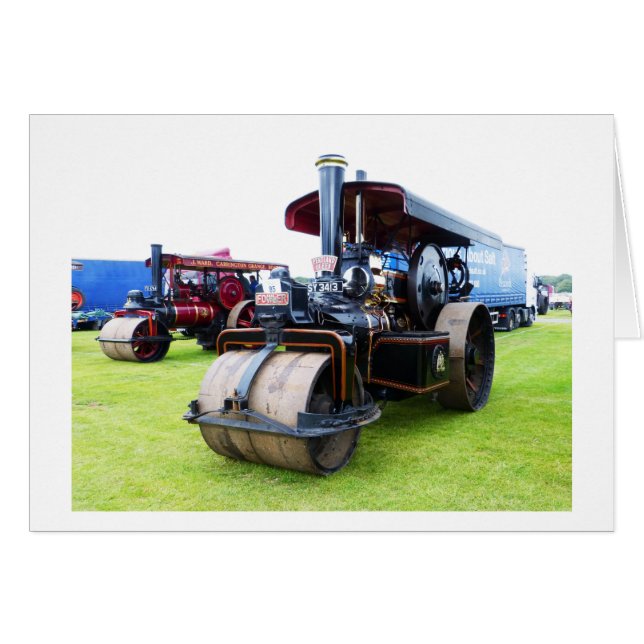 Dampflaufkarte (Vorderseite (Horizontal))