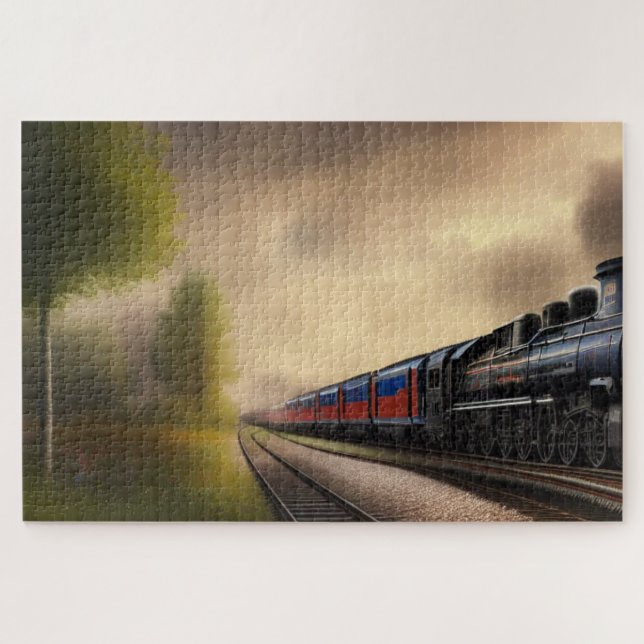 Dampflok-Puzzle Puzzle (Horizontal)
