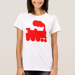 Dampflok-Symbol - Rot T-Shirt