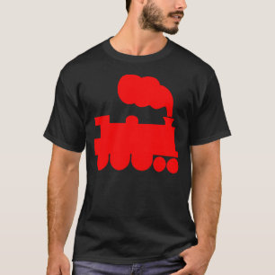 Dampflok-Symbol - Rot T-Shirt