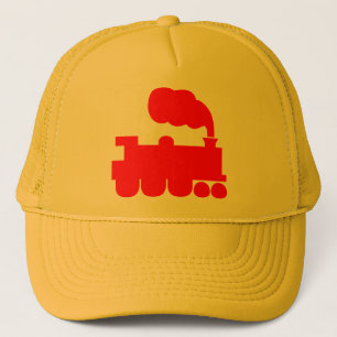 Dampflok-Symbol - Rot Truckerkappe
