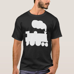 Dampflok-Symbol - Weiß T-Shirt