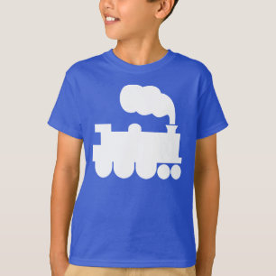 Dampflok-Symbol - Weiß T-Shirt