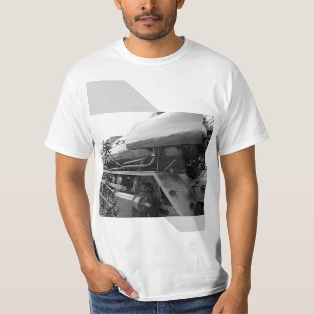 Dampflok  T-Shirt (Vorderseite)