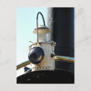 DAMPFLOKLAMPE POSTKARTE