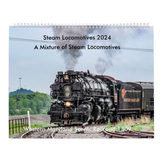 Dampflokomotive 2024 - Kalender (Titelbild)
