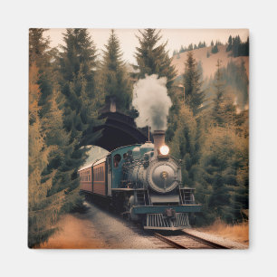 Dampflokomotive alte Bauart Magnet