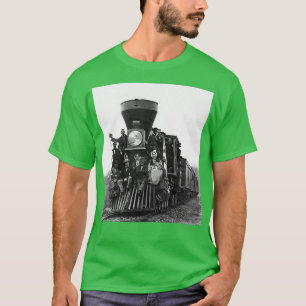 Dampflokomotive auf der Baltimore und Ohio Bahn T-Shirt