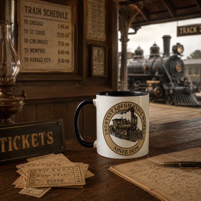 Dampflokomotive aus der viktorianischen Ära Tasse (Von Creator hochgeladen)
