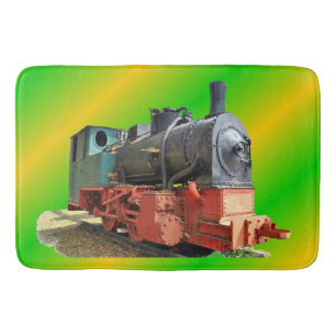 Dampflokomotive Badematte