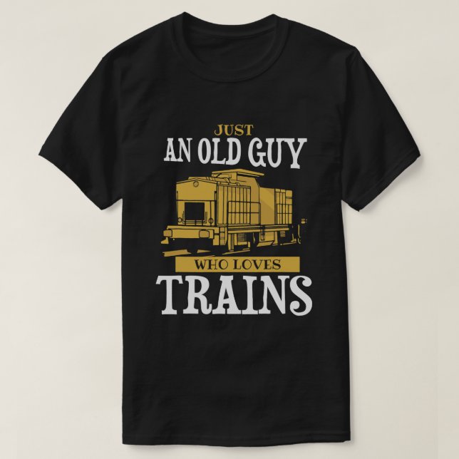 Dampflokomotive Bahn Lover Eisenbahn Stea T-Shirt (Design vorne)