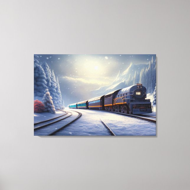 Dampflokomotive Canvas Print Leinwanddruck (Vorderseite)