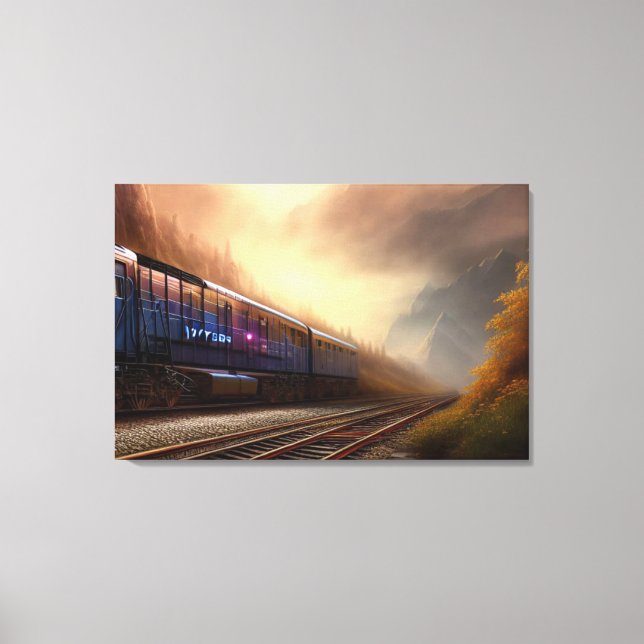Dampflokomotive Canvas Print Leinwanddruck (Vorderseite)