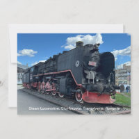 Dampflokomotive, Cluj-Napoca, Rumänien, auf einer