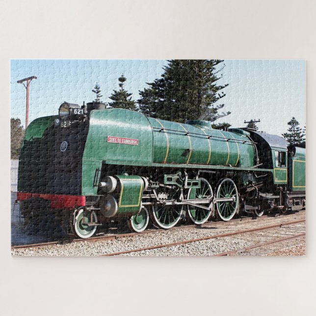 Dampflokomotive, Goolwa, Südaustralien 3 Puzzle (Horizontal)