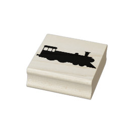 Dampflokomotive Gummistempel