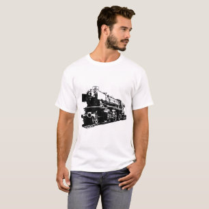 Dampflokomotive - Hoher Kontrast T-Shirt
