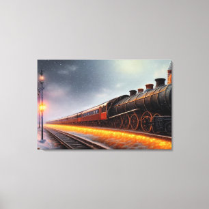 Dampflokomotive Leinwanddruck