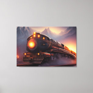 Dampflokomotive Leinwanddruck