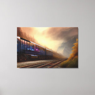 Dampflokomotive Leinwanddruck