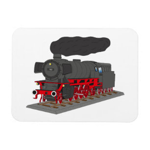Dampflokomotive Magnet