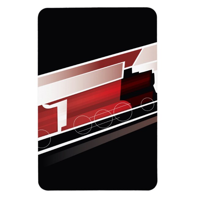 Dampflokomotive Magnet (Vertikal)