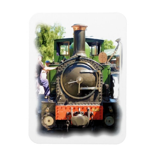 DAMPFLOKOMOTIVE MAGNET (Vertikal)