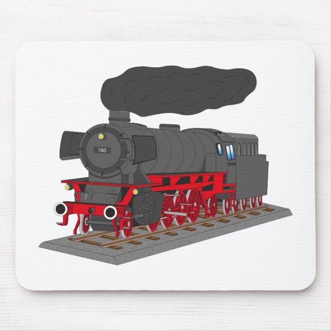 Dampflokomotive Mousepad (Vorne)