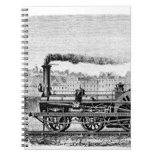 Dampflokomotive Notizblock