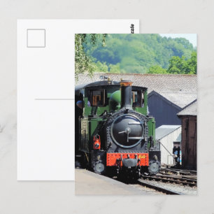 DAMPFLOKOMOTIVE POSTKARTE