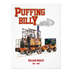 Dampflokomotive Puffing Billy Englisch Fotodruck