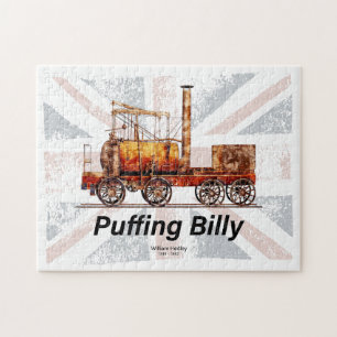 Dampflokomotive Puffing Billy Englisch Puzzle