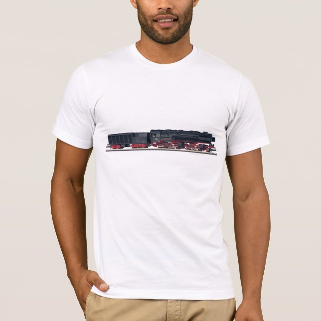Dampflokomotive T - Shirt (Vorderseite)