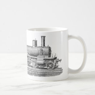 Dampflokomotive Tasse